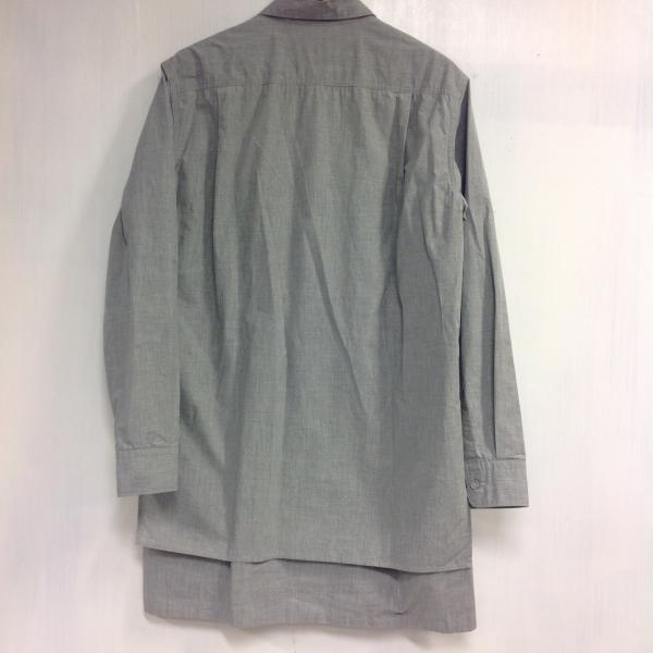 ベトン BETON シャツ、ブラウス 長袖 エプロンシャツ 3 灰 / グレー /  メンズ USED 古着 中古 10022551