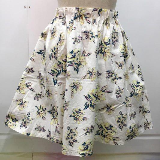 ローリーズファーム LOWRYS FARM スカート  スカート 花柄 FREE 花柄 白 / ホワイト /  レディース USED 古着 中古 10022579