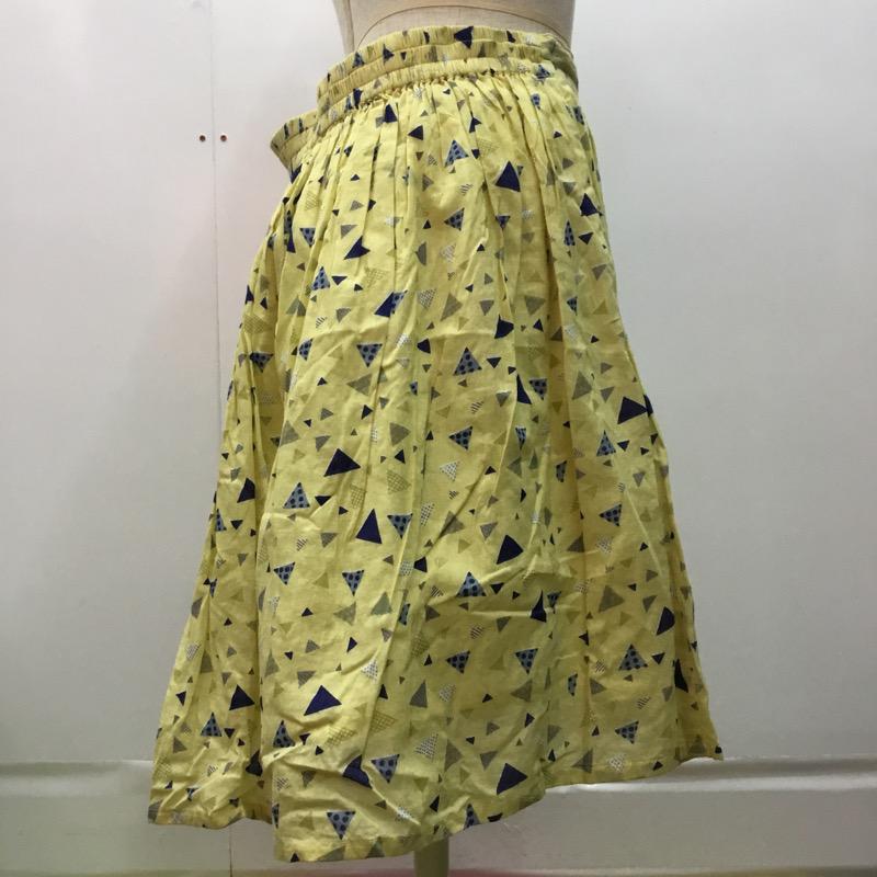 サマンサモスモスエヘカソポ SM2ehkasopo スカート  スカート 三角 M 黄 / イエロー /  レディース USED 古着 中古 10022580