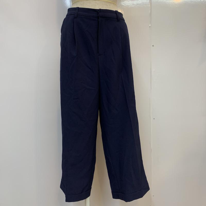 ラグナムーン LAGUNAMOON ボトムス ボトムス 無地 ワイド S 無地 紺 / ネイビー /  レディース USED 古着 中古 10022586