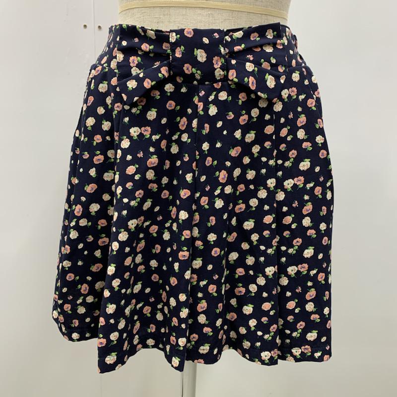 マジェスティックレゴン MAJESTIC LEGON パンツ キュロット 花柄 花柄 紺 / ネイビー / X 桃 / ピンク / X 白 / ホワイト /  レディース USED 古着 中古 10022607