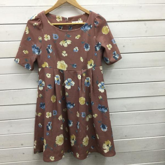 ダズリン dazzlin ワンピース ミニスカート ワンピース 半袖 S 花柄 レディース USED 古着 中古 10022753