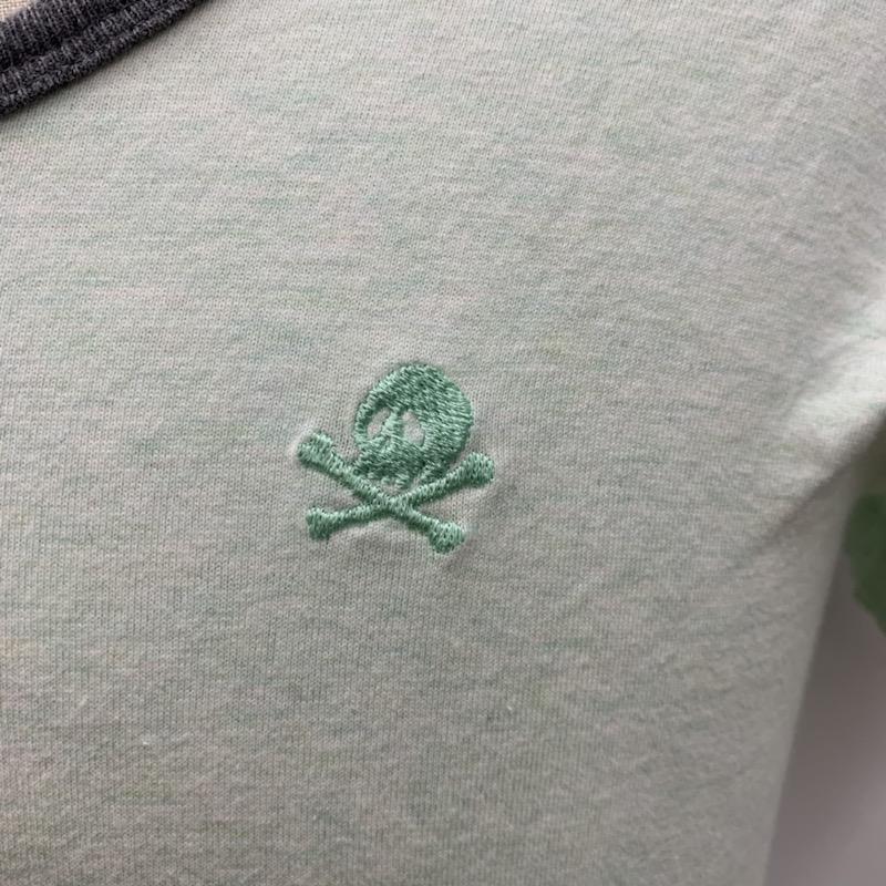 ビームス BEAMS Tシャツ 半袖 無地 ワンポイント S 無地 X ワンポイント 薄緑 / ライトグリーン /  メンズ USED 古着 中古 10022763