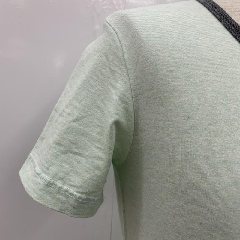 ビームス BEAMS Tシャツ 半袖 無地 ワンポイント S 無地 X ワンポイント 薄緑 / ライトグリーン /  メンズ USED 古着 中古 10022763