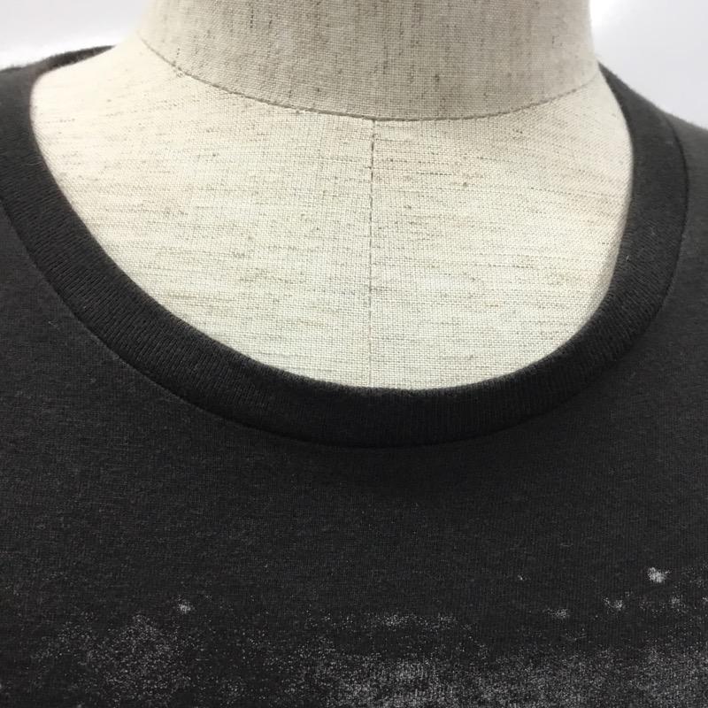 ミスターオリーブ MR.OLIVE Tシャツ 半袖 無地 ロゴ M 無地 X ロゴ、文字 黒 / ブラック /  メンズ USED 古着 中古 10022814