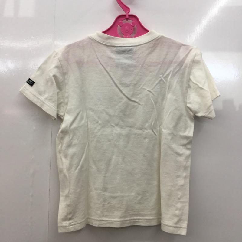 エーグル AIGLE Tシャツ 半袖 無地 ワンポイント 110cm 無地 X ワンポイント 白 / ホワイト /  ボーイズ USED 古着 中古 10022841