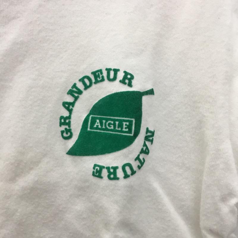エーグル AIGLE Tシャツ 半袖 無地 ワンポイント 110cm 無地 X ワンポイント 白 / ホワイト /  ボーイズ USED 古着 中古 10022841