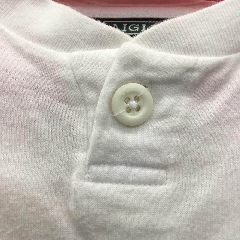 エーグル AIGLE Tシャツ 半袖 無地 ワンポイント 110cm 無地 X ワンポイント 白 / ホワイト /  ボーイズ USED 古着 中古 10022841