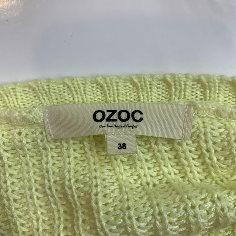 オゾック OZOC ニット、セーター  ニットセーター 38 無地 黄 / イエロー /  レディース USED 古着 中古 10022943