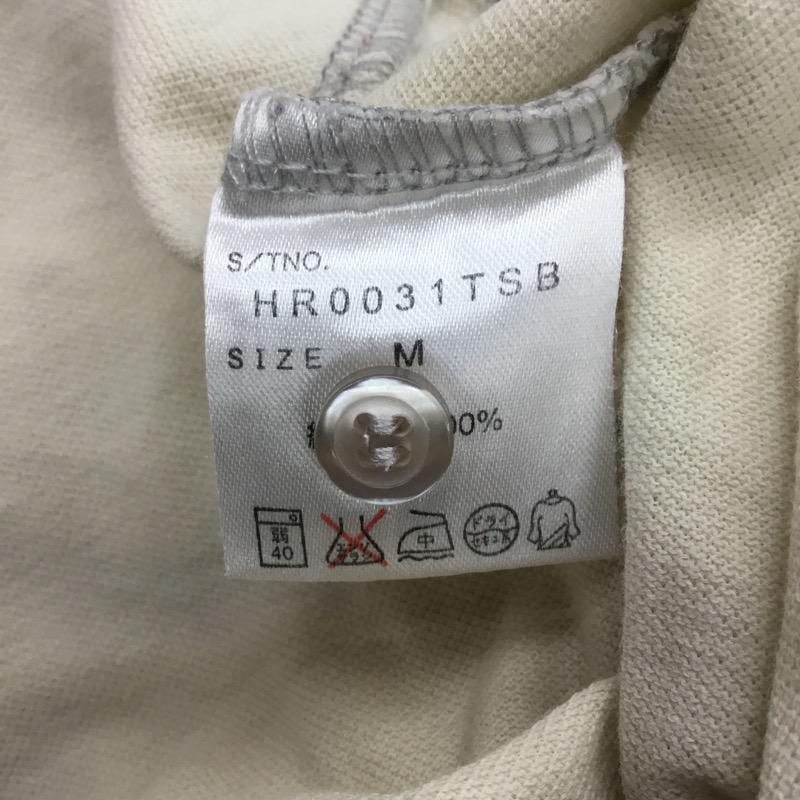 ハレ HARE ポロシャツ 半袖 無地 M 無地 ベージュ / ベージュ /  メンズ USED 古着 中古 10022952