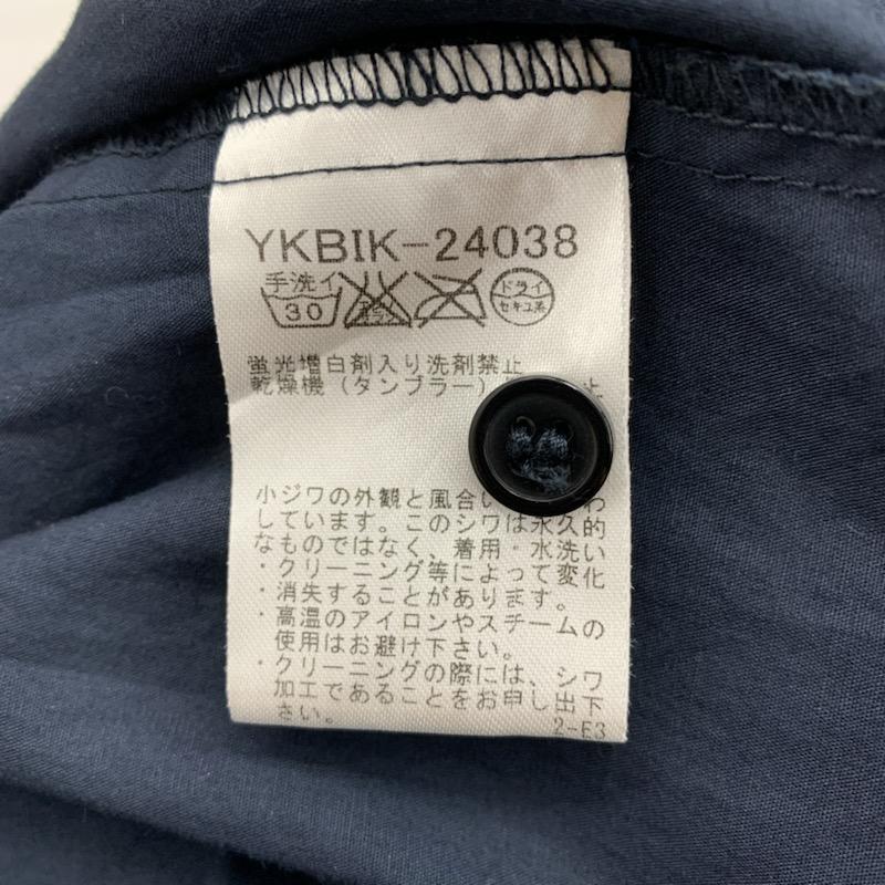 アイアイエムケー IIMK シャツ、ブラウス  ミリタリーシャツ 38 無地 紺 / ネイビー / navy レディース USED 古着 中古 10023781