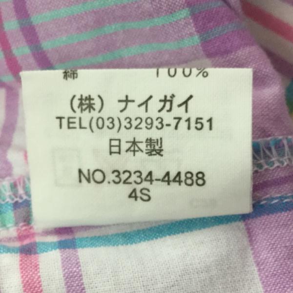 ラルフローレン RALPHLAUREN シャツ、ブラウス 半袖 ノースリーブシャツ キッズ 80cm 80cm チェック ガールズ USED 古着 中古 10024465