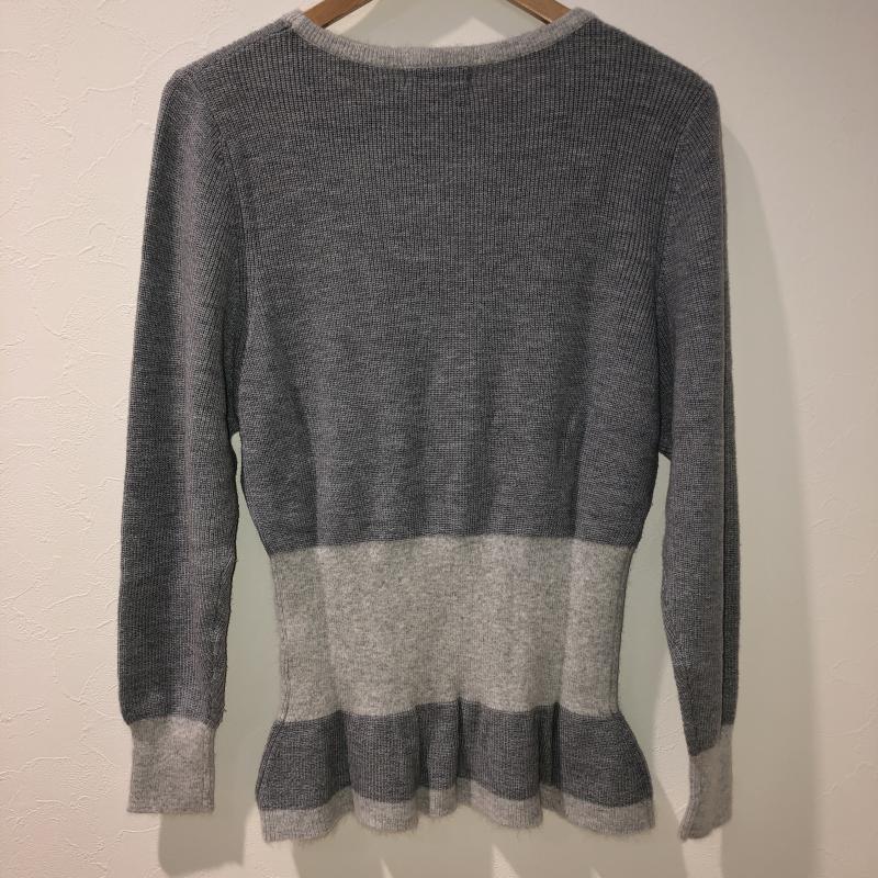 グリーンデイル ガーネット GREENDALE GARNET ニット、セーター 長袖 L 無地 灰 / グレー / gray レディース USED 古着 中古 10029076
