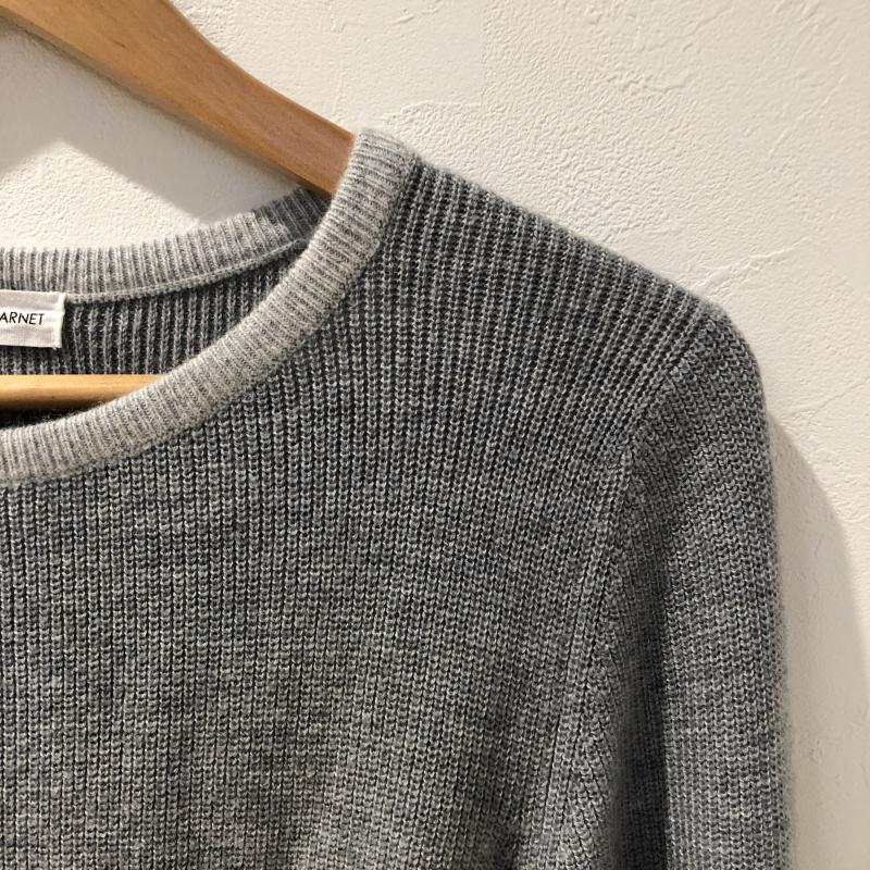 グリーンデイル ガーネット GREENDALE GARNET ニット、セーター 長袖 L 無地 灰 / グレー / gray レディース USED 古着 中古 10029076