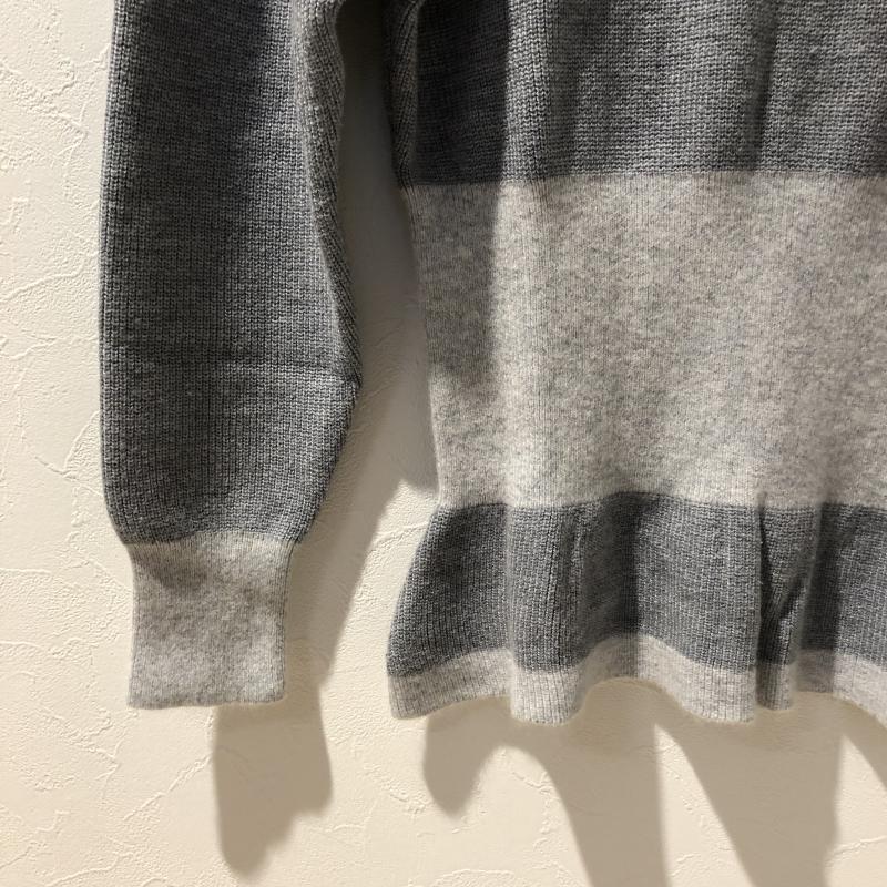 グリーンデイル ガーネット GREENDALE GARNET ニット、セーター 長袖 L 無地 灰 / グレー / gray レディース USED 古着 中古 10029076