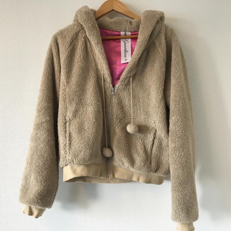 アイズビットガーディアン ISBITGUARDIAN パーカー 長袖 FREE 無地 ベージュ / ベージュ / beige レディース USED 古着 中古 10030953