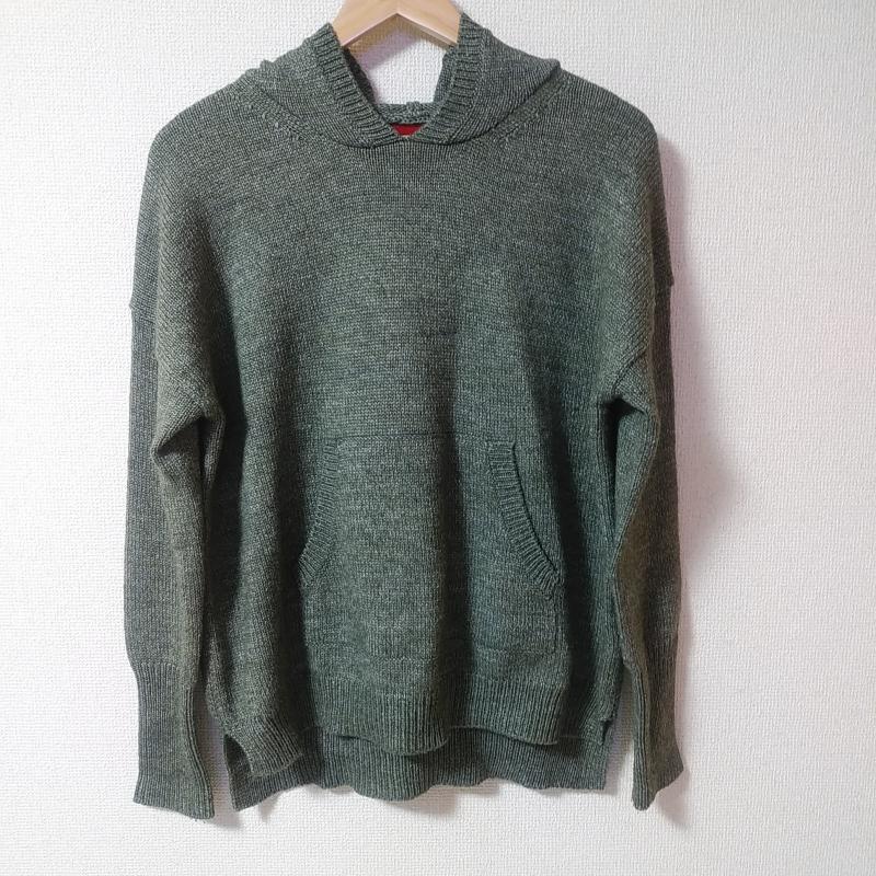 レッドチョップワークス RED CHOP WORKS ニット、セーター 長袖 38 無地 緑 / グリーン / green レディース USED 古着 中古 10031280