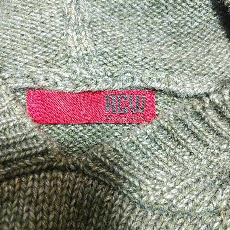 レッドチョップワークス RED CHOP WORKS ニット、セーター 長袖 38 無地 緑 / グリーン / green レディース USED 古着 中古 10031280