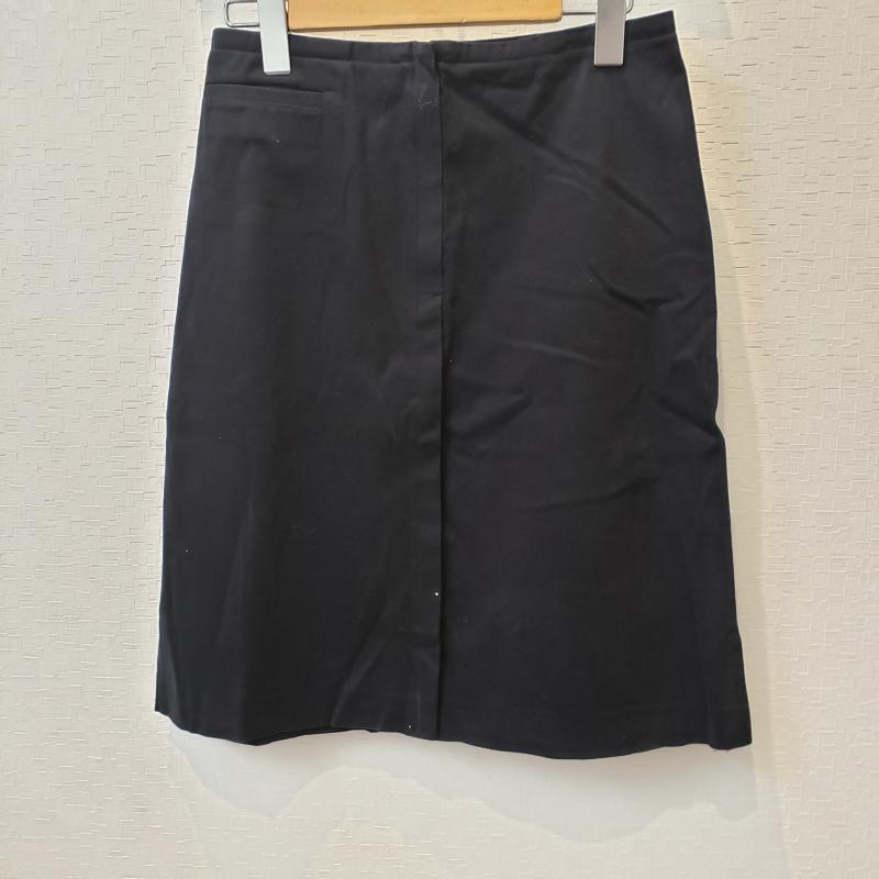 MKミッシェルクラン MK MICHEL KLEIN スカート ひざ丈スカート 36 無地 黒 / ブラック / black レディース USED 古着 中古 10031537