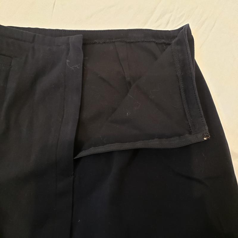 MKミッシェルクラン MK MICHEL KLEIN スカート ひざ丈スカート 36 無地 黒 / ブラック / black レディース USED 古着 中古 10031537