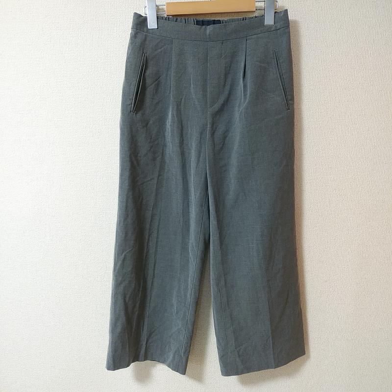 アイボリーコート ivory court ボトムス ボトムス ワイドパンツ 36 無地 灰 / グレー / gray レディース USED 古着 中古 10033123