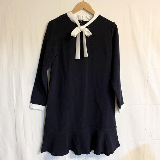 Danchoo Danchoo ワンピース ひざ丈スカート 韓国 無地 黒 / ブラック / black X 白 / ホワイト / white レディース USED 古着 中古 10035595