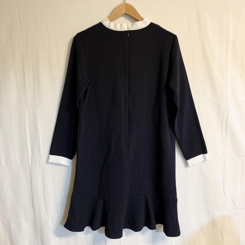 Danchoo Danchoo ワンピース ひざ丈スカート 韓国 無地 黒 / ブラック / black X 白 / ホワイト / white レディース USED 古着 中古 10035595