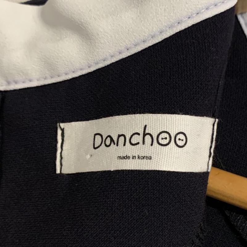 Danchoo Danchoo ワンピース ひざ丈スカート 韓国 無地 黒 / ブラック / black X 白 / ホワイト / white レディース USED 古着 中古 10035595