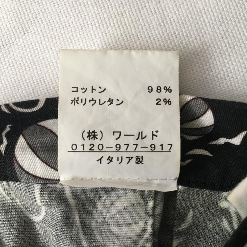 アイモリチリィ aimo richly スカート ミニスカート S 総柄 黒 / ブラック / black X 灰 / グレー / gray X 黄 / イエロー / yellow レディース USED 古着 中古 10036910