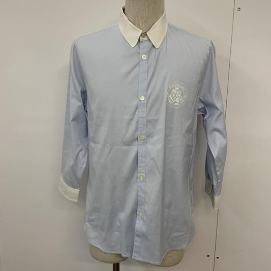 リコ RICO シャツ、ブラウス 長袖 M ワンポイント 水色 / ライトブルー / メンズ USED 古着 中古 10038786
