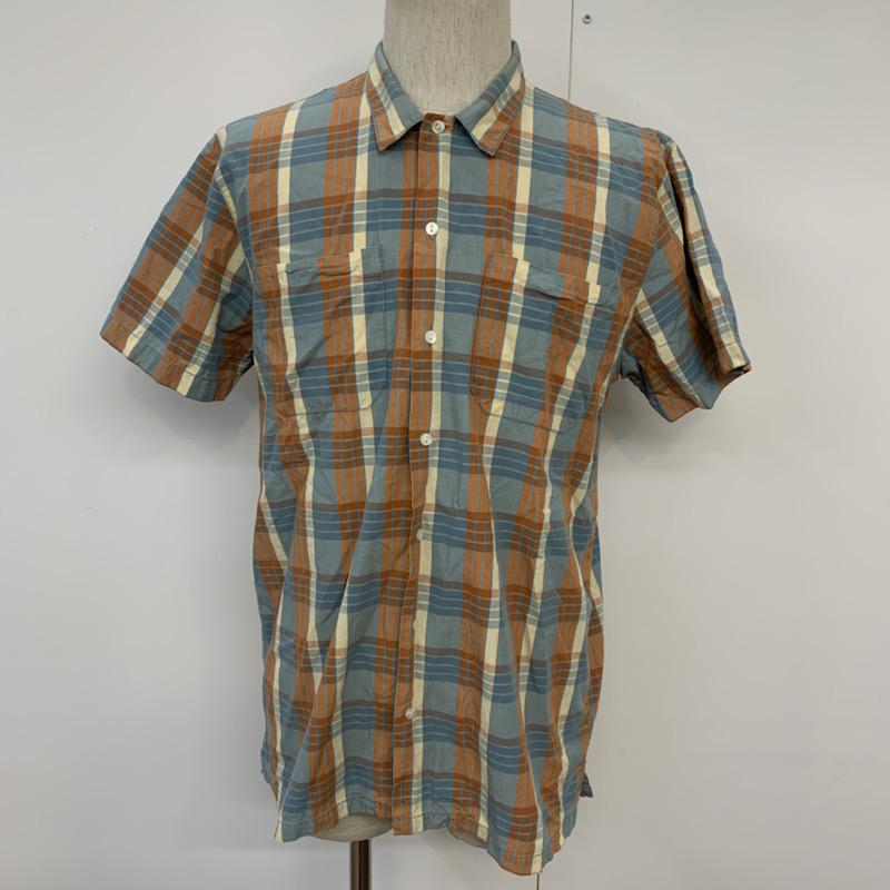 ヌーディージーンズ Nudie Jeans シャツ、ブラウス 半袖 チェックシャツ M メンズ USED 古着 中古 10038842