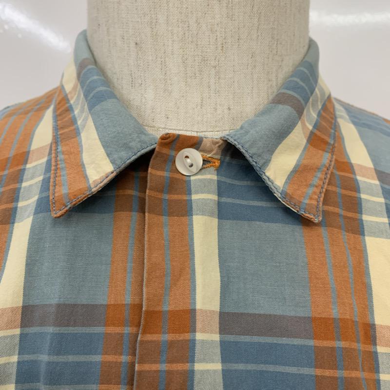 ヌーディージーンズ Nudie Jeans シャツ、ブラウス 半袖 チェックシャツ M メンズ USED 古着 中古 10038842