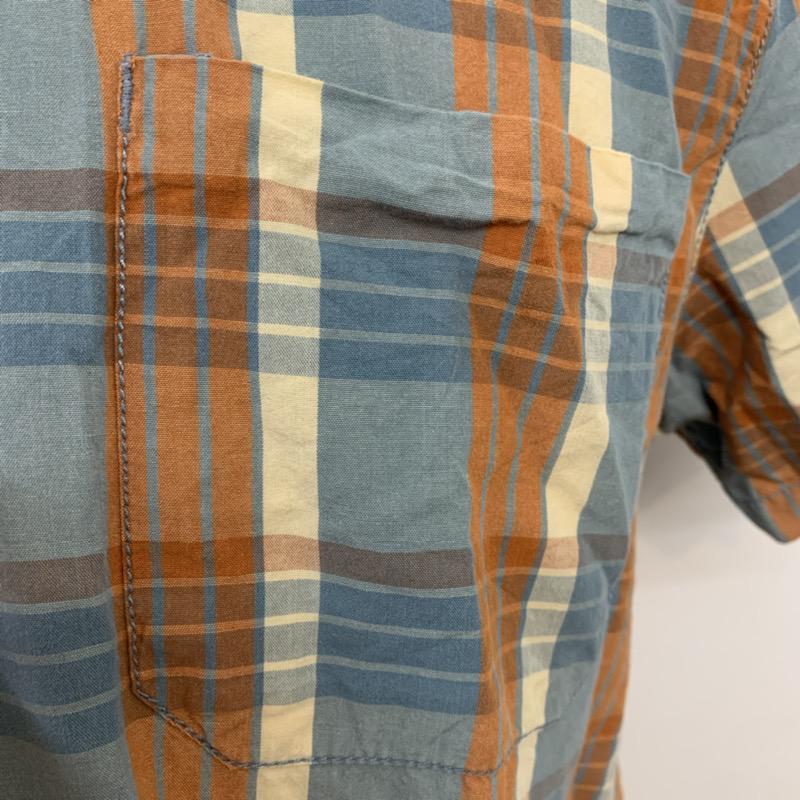 ヌーディージーンズ Nudie Jeans シャツ、ブラウス 半袖 チェックシャツ M メンズ USED 古着 中古 10038842
