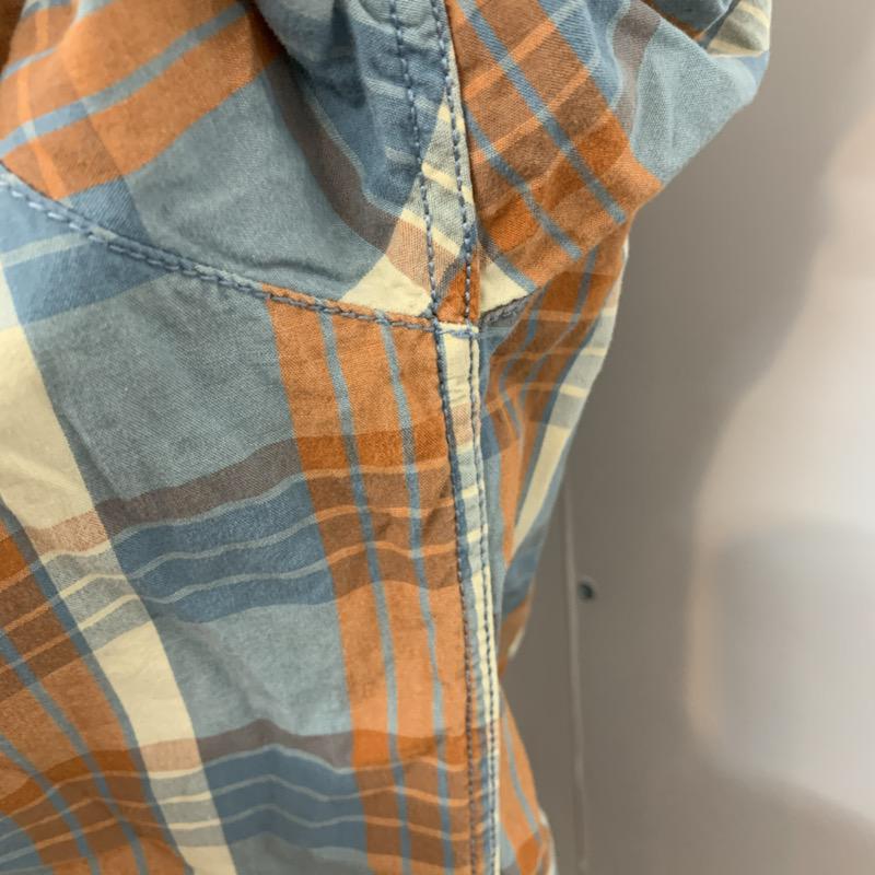 ヌーディージーンズ Nudie Jeans シャツ、ブラウス 半袖 チェックシャツ M メンズ USED 古着 中古 10038842