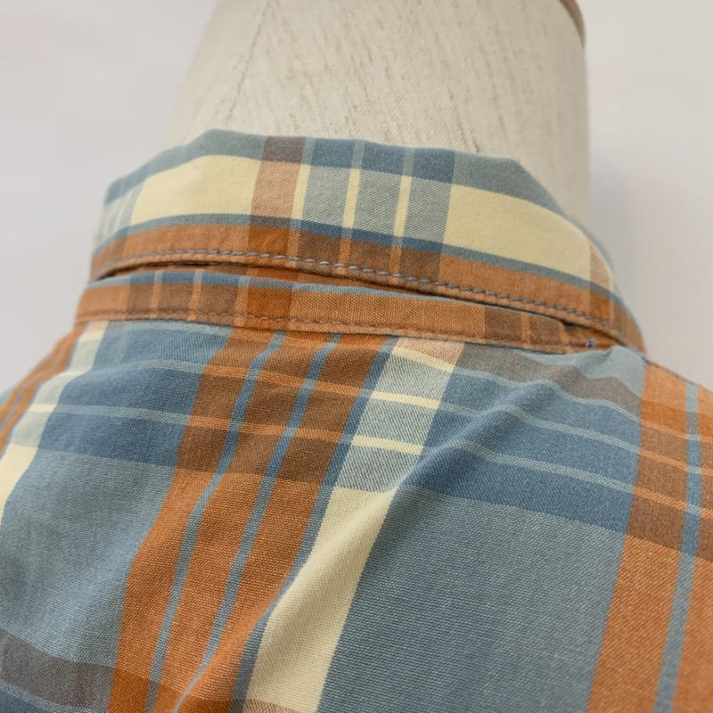 ヌーディージーンズ Nudie Jeans シャツ、ブラウス 半袖 チェックシャツ M メンズ USED 古着 中古 10038842