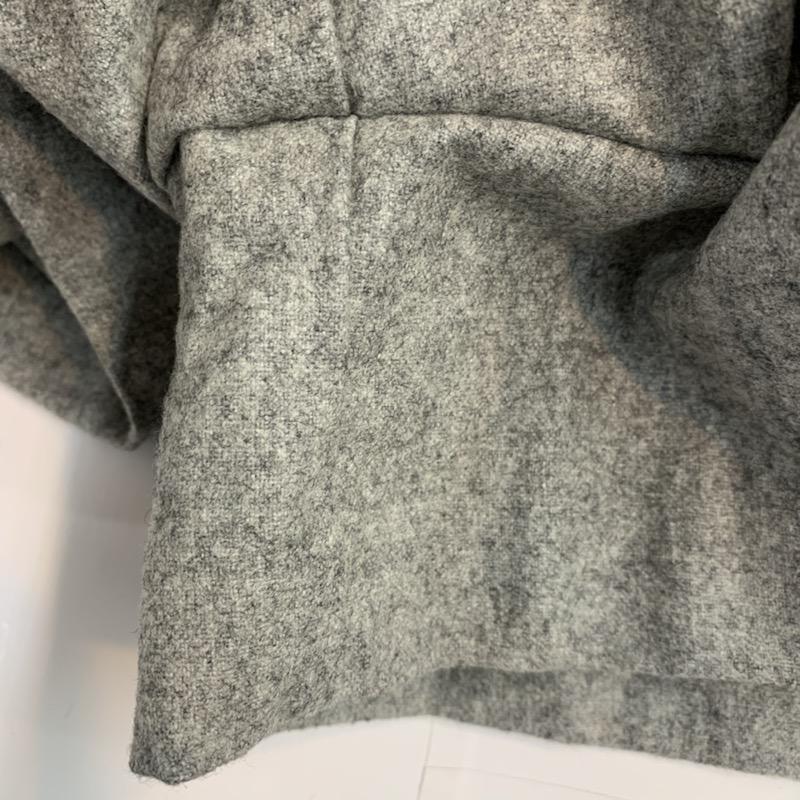 インデックス index パンツ ショートパンツ ベルト付き キュロット S 無地 灰 / グレー / gray レディース USED 古着 中古 10040502