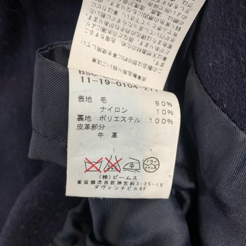 ビームス BEAMS コート コート一般 M 無地 紺 / ネイビー / navy メンズ USED 古着 中古 10040625