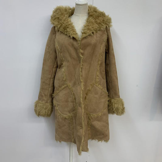 ロイヤルパーティー ROYAL PARTY コート コート一般 38 無地 茶 / ブラウン / brown レディース USED 古着 中古 10040685