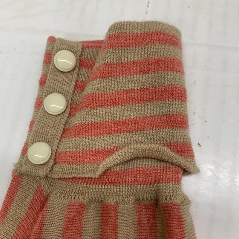 チャイルドウーマン CHILD WOMAN ニット、セーター 七分袖 ボーダー FREE ベージュ / ベージュ / beige X 桃 / ピンク / pink X 紫 / パープル / purple X 水色 / ライトブルー / レディース USED 古着 中古 10040762
