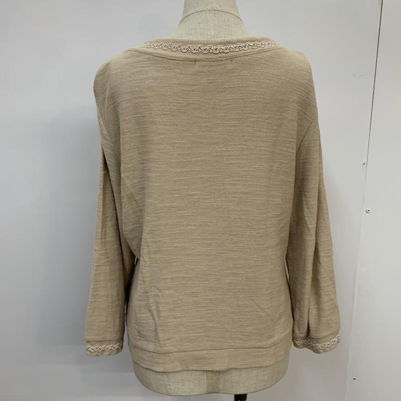 エージーバイアクアガール AGBYAQUAGIRL ジャケット、上着 ジャケット、ブレザー ノーカラー 無地 ベージュ / ベージュ / beige レディース USED 古着 中古 10040767