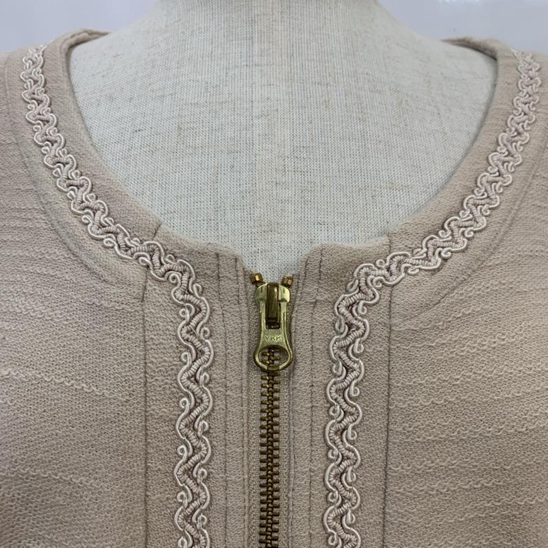 エージーバイアクアガール AGBYAQUAGIRL ジャケット、上着 ジャケット、ブレザー ノーカラー 無地 ベージュ / ベージュ / beige レディース USED 古着 中古 10040767