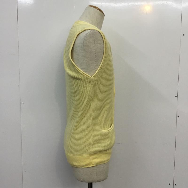 アーバンリサーチ URBAN RESEARCH ベスト ベスト ニット 3 無地 黄 / イエロー / yellow メンズ USED 古着 中古 10041017