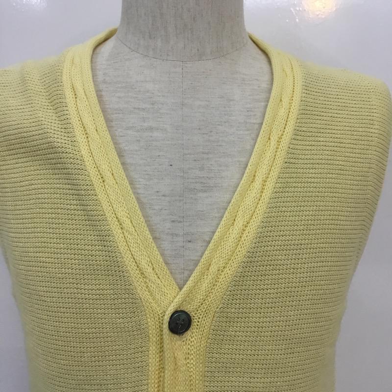 アーバンリサーチ URBAN RESEARCH ベスト ベスト ニット 3 無地 黄 / イエロー / yellow メンズ USED 古着 中古 10041017
