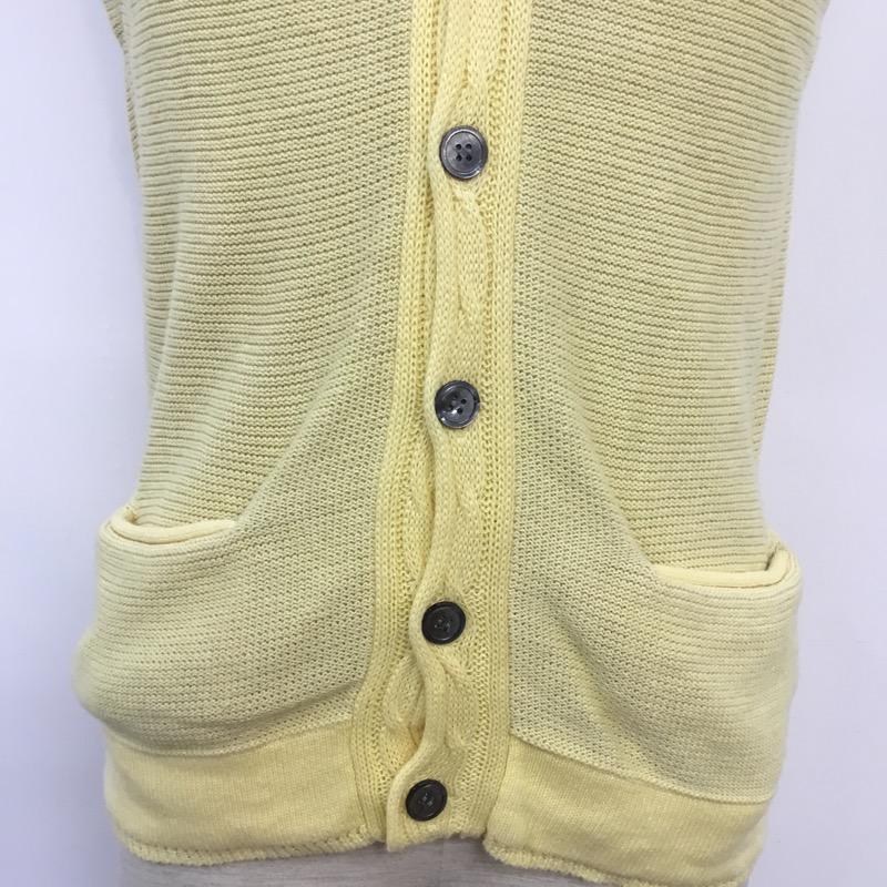 アーバンリサーチ URBAN RESEARCH ベスト ベスト ニット 3 無地 黄 / イエロー / yellow メンズ USED 古着 中古 10041017