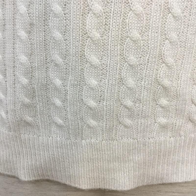 アーバンリサーチ URBAN RESEARCH ニット、セーター 長袖 Vネック 38 無地 白 / ホワイト / white メンズ USED 古着 中古 10041018