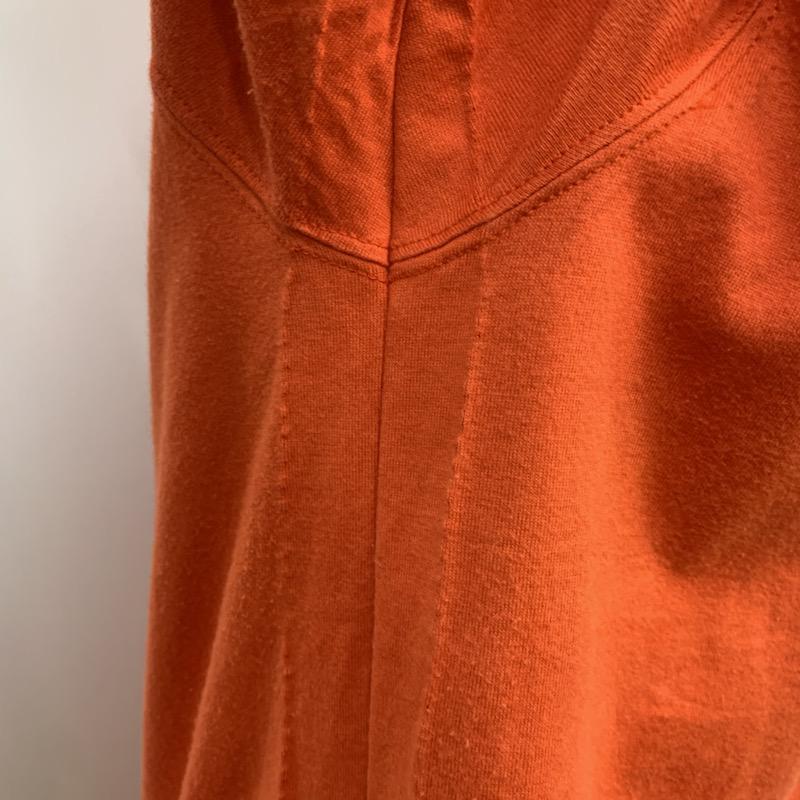 ポールスミス Paul Smith カットソー 半袖 スキッパー ワンポイント XL 橙 / オレンジ / orange レディース USED 古着 中古 10041053