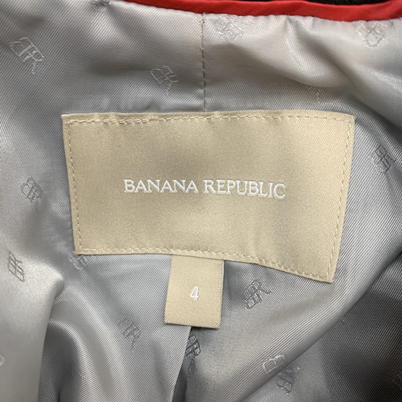 バナナリパブリック BANANA REPUBLIC ジャケット、上着 ジャケット、ブレザー 4 無地 黒 / ブラック / black レディース USED 古着 中古 10041130