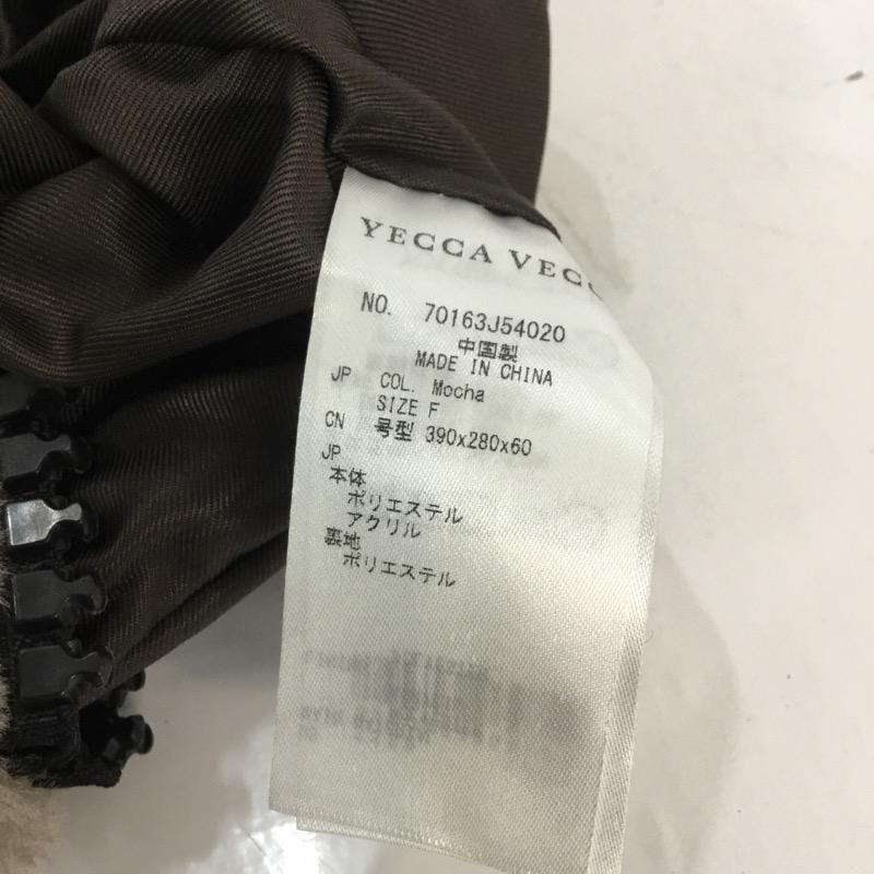 イェッカヴェッカ YECCA VECCA クラッチバッグ、パーティバッグ クラッチバッグ、パーティバッグ ファーバック 無地 茶 / ブラウン / brown レディース USED 古着 中古 10041271