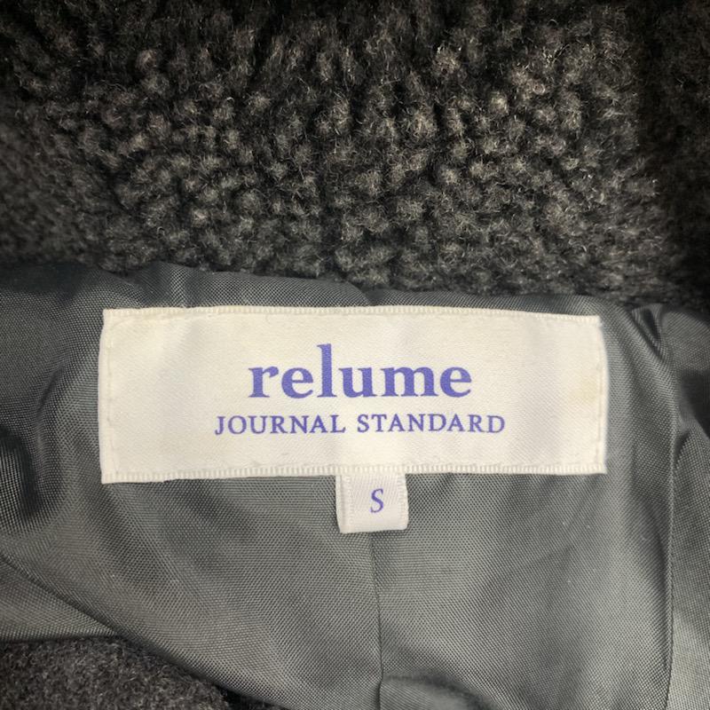 レリュームジャーナルスタンダード relume Journal Standard コート コート一般 S 無地 灰 / グレー / gray メンズ USED 古着 中古 10041298