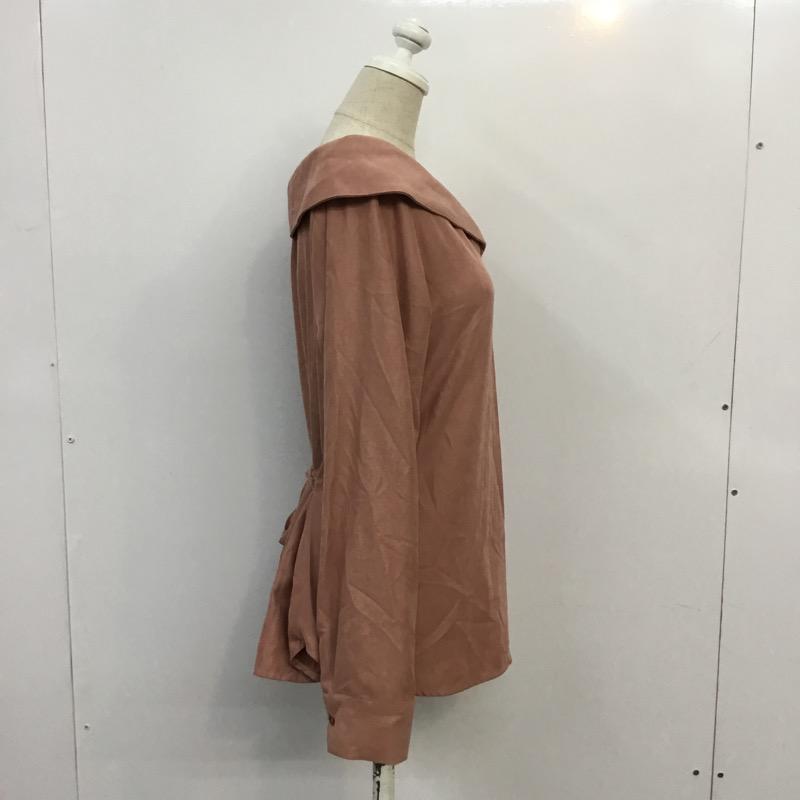 ケービーエフ KBF カットソー 長袖 無地 桃 / ピンク / pink レディース USED 古着 中古 10041369